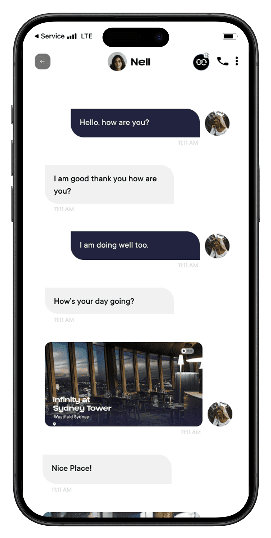 Tribal app screen