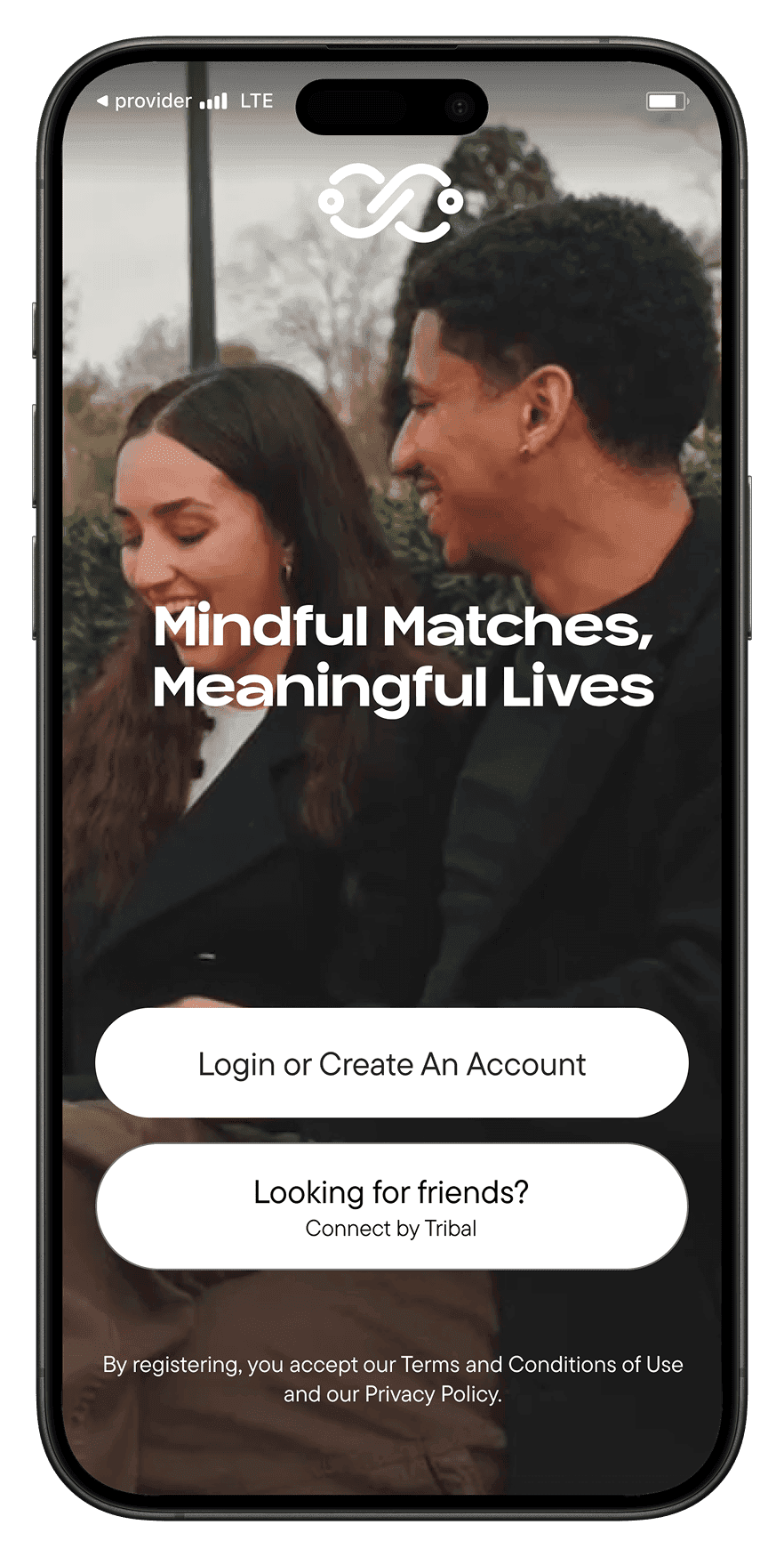 Tribal app screen